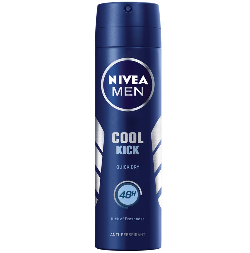 Nivea Men Deo Spray Cool Kick Quick Dry - 150ml